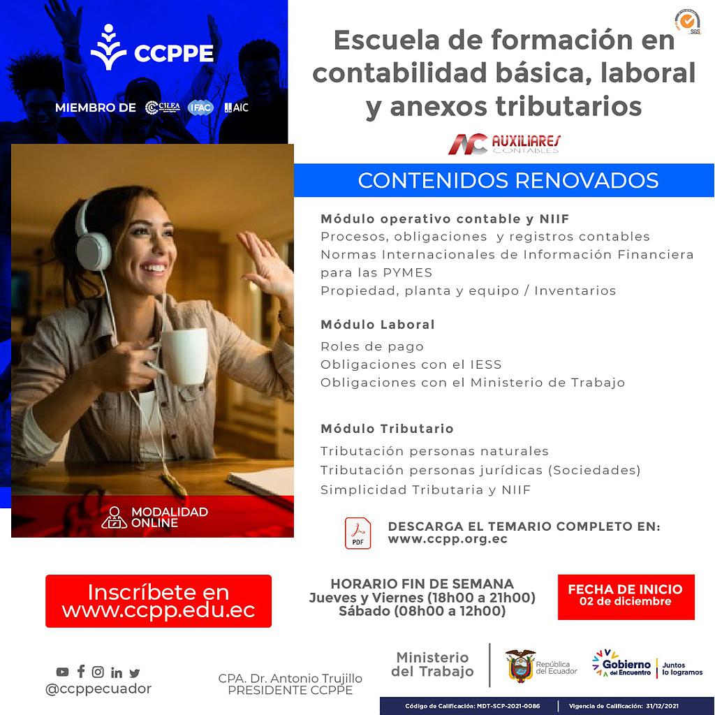 Auxiliares Contables – 02 Diciembre 2021