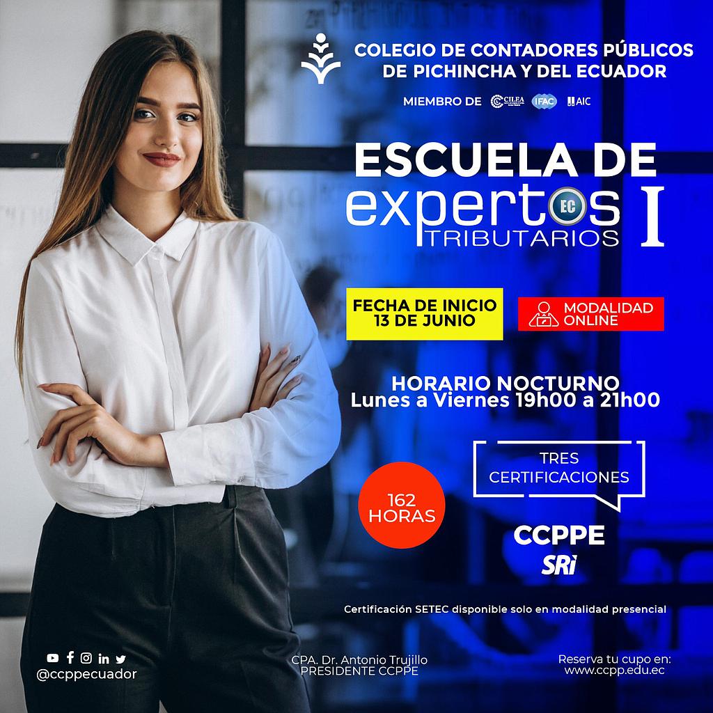 ON LINE: Escuela Expertos Tributarios – 13 Junio 2022