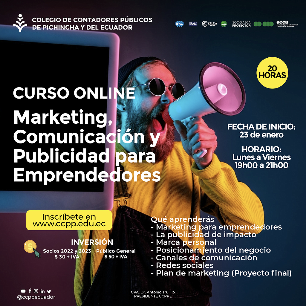 ON LINE: Certificación Marketing Digital para Emprendedores - 23 enero 2023