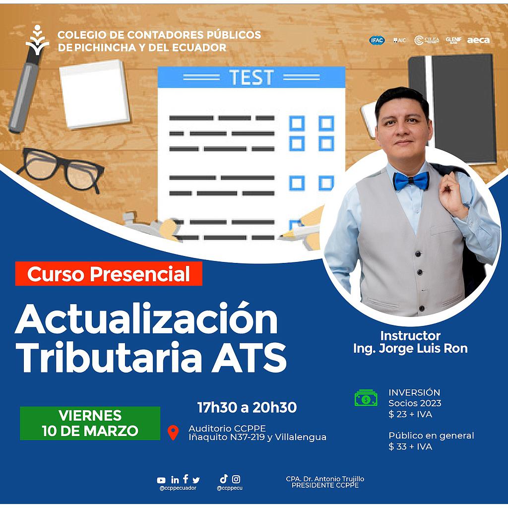 PRESENCIAL: Actualización Tributaria ATS - 10 marzo 2023