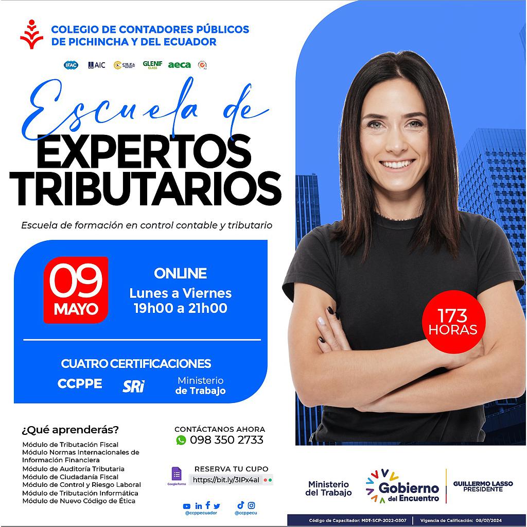 ON LINE: Escuela Expertos Tributarios – 09 mayo 2023