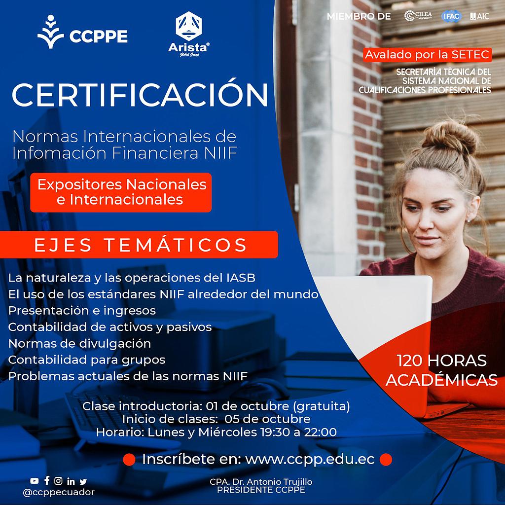 CERTIFICACIÓN NIIF - 05 OCTUBRE 2020