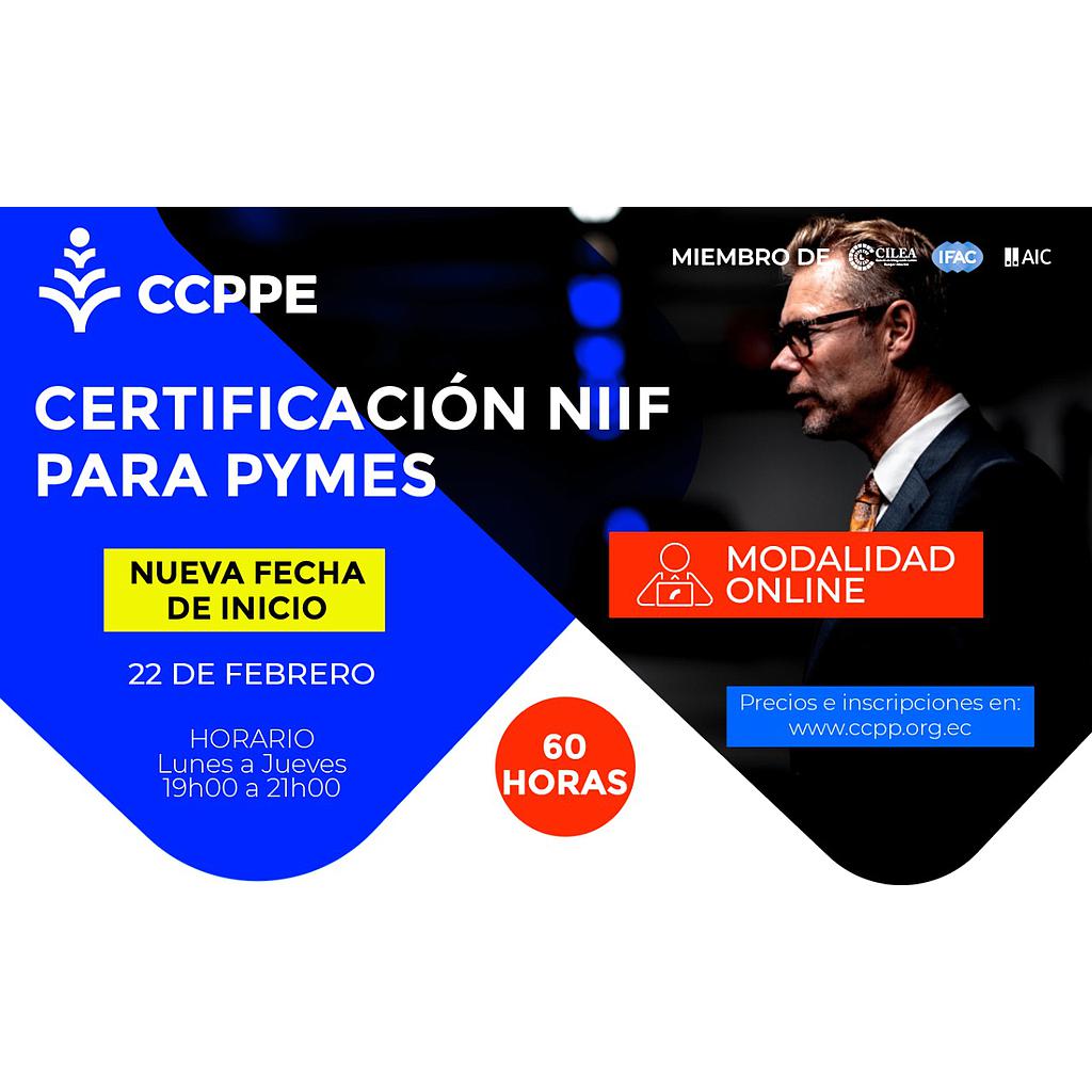 CERTIFICACIÓN NIIF PARA PYMES - 22 FEBRERO 2021