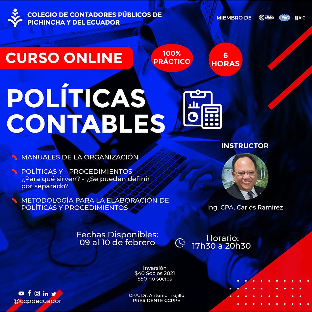 MANUAL POLÍTICAS CONTABLES - 09 y 10 FEBRERO 2021