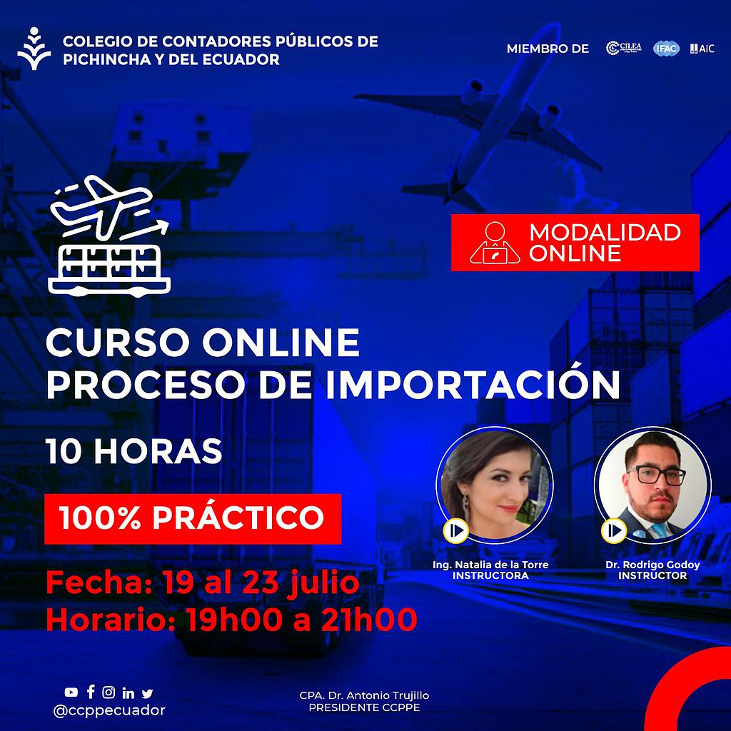 Procesos de Importación – 19 al 23 julio 2021
