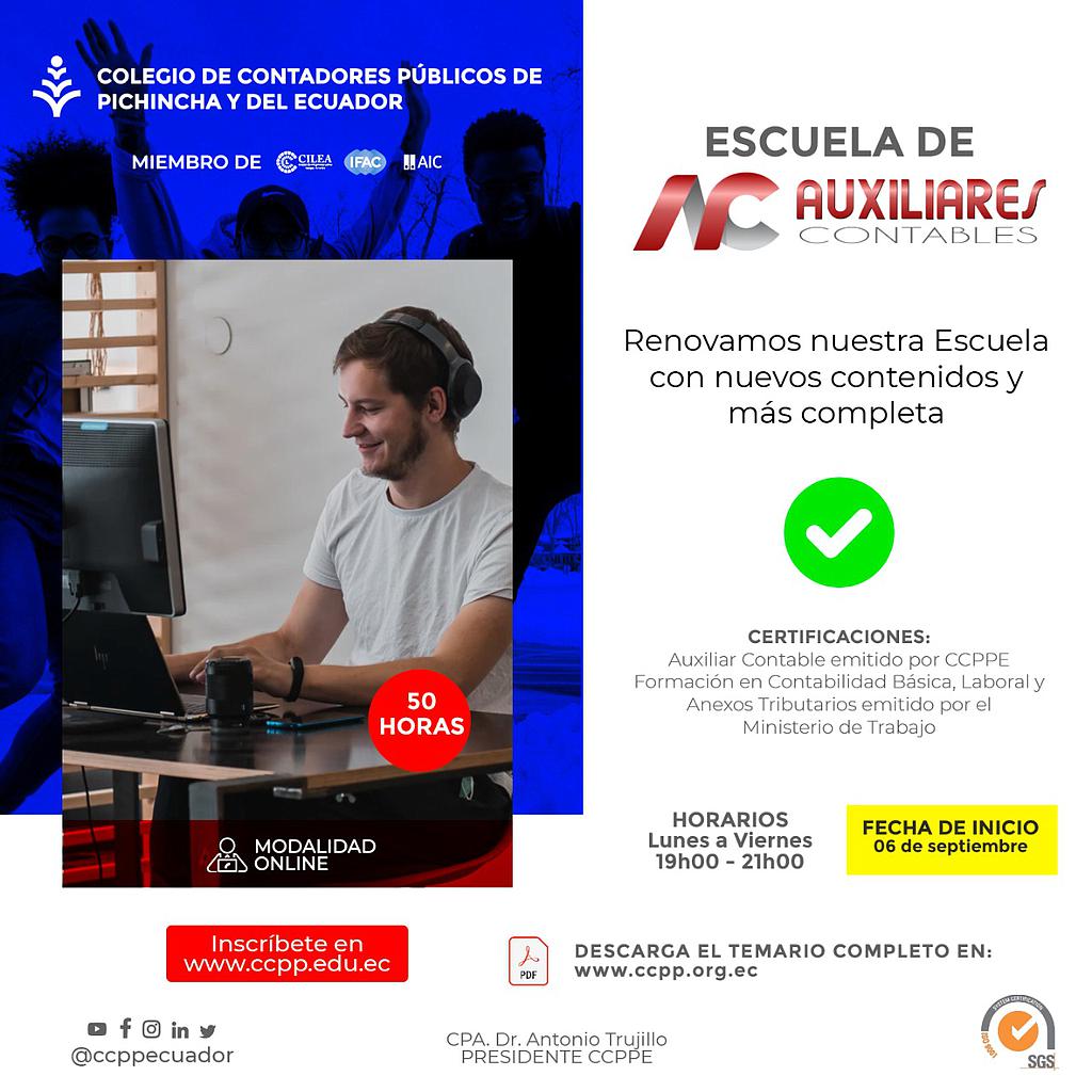AUXILIARES CONTABLES - 06 SEPTIEMBRE 2021