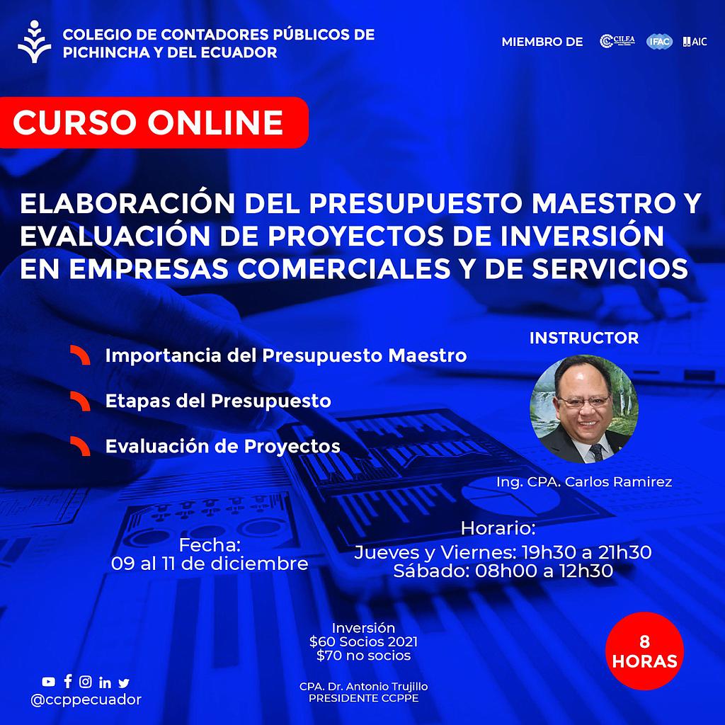 Elaboración de Presupuestos – 09 al 11 diciembre 2021